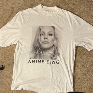 Anine Bing White Tee Kate Moss